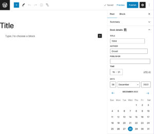 How To Add Meta Boxes and Custom Fields To Posts in Gutenberg