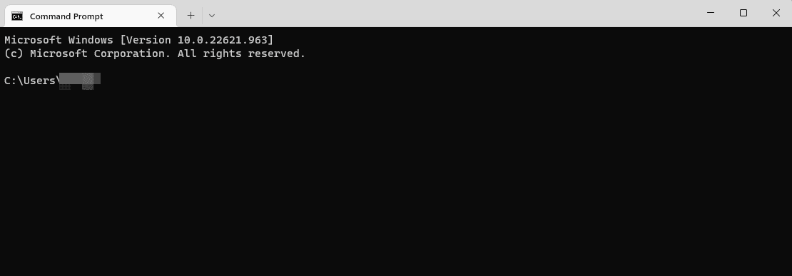 The Windows Command Prompt