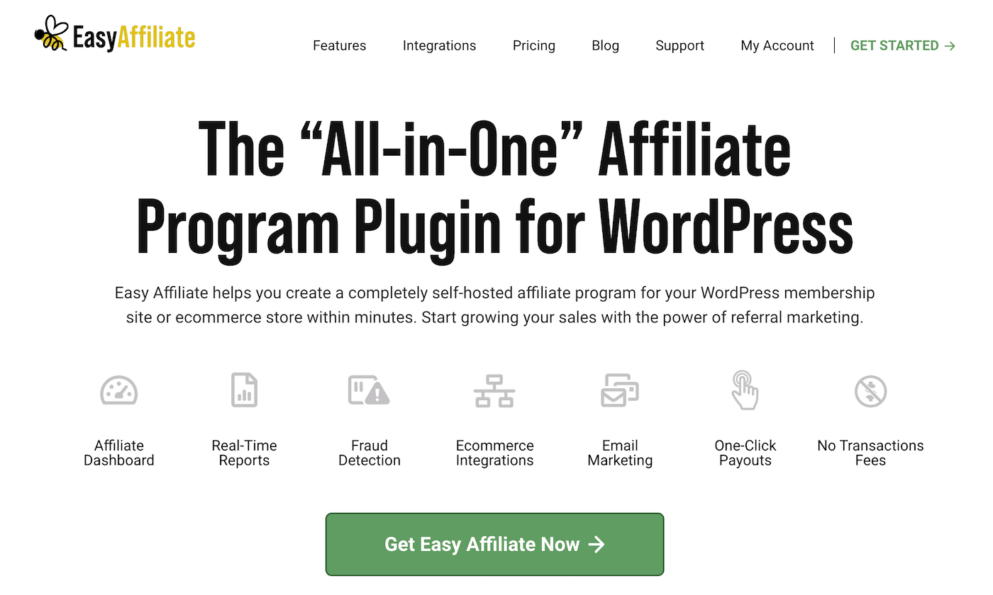 Easy Affiliate plugin