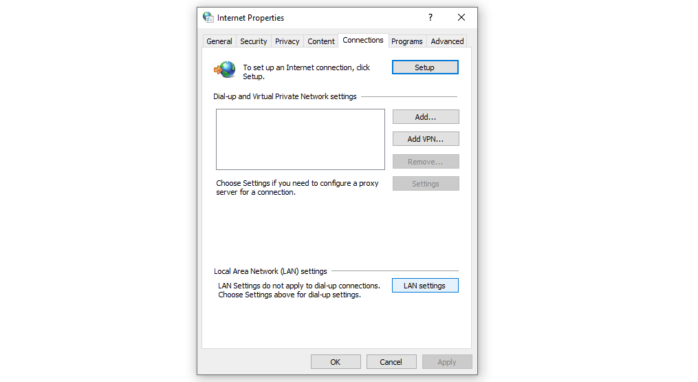 Met Windows kun je je proxy instellingen op elk moment wijzigen.