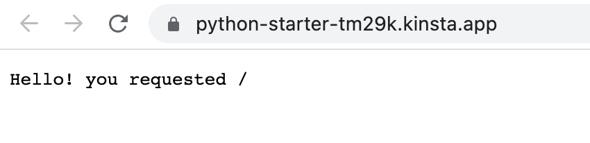 Página PHP Hello World após instalação bem-sucedida.