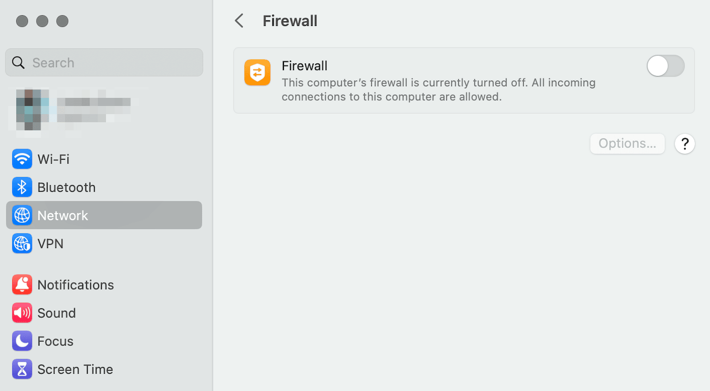 Een firewall uitschakelen op MacOS