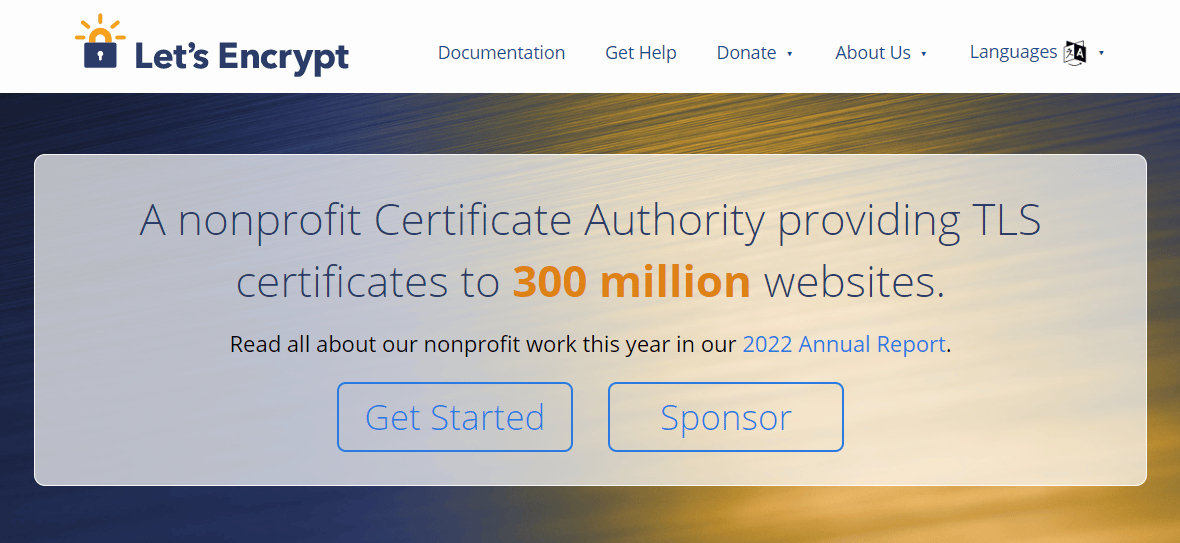 Let’s Encrypt website