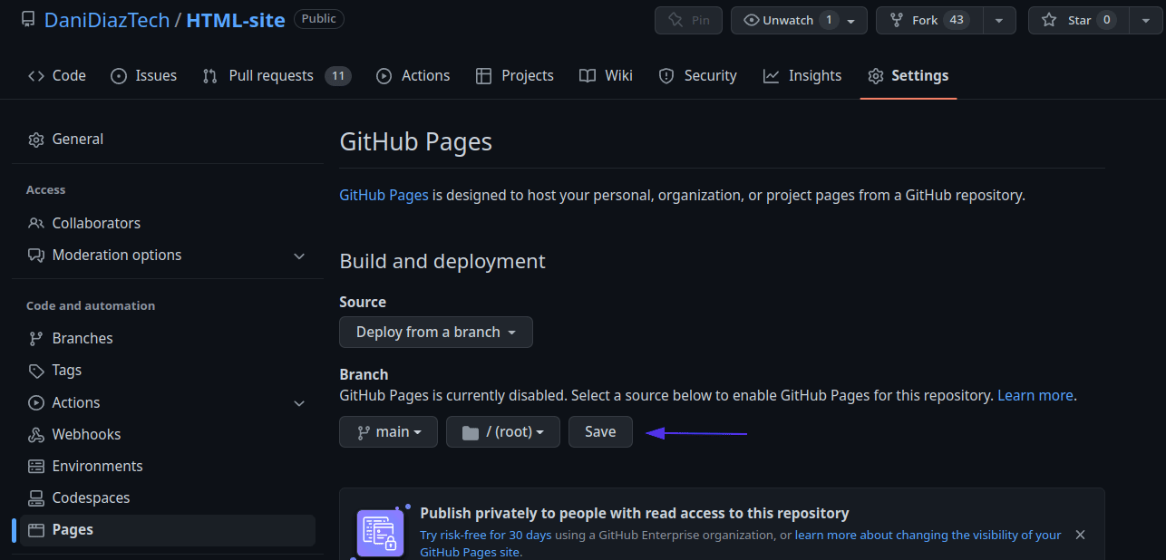 How To Create A Static Site With GitHub Pages?