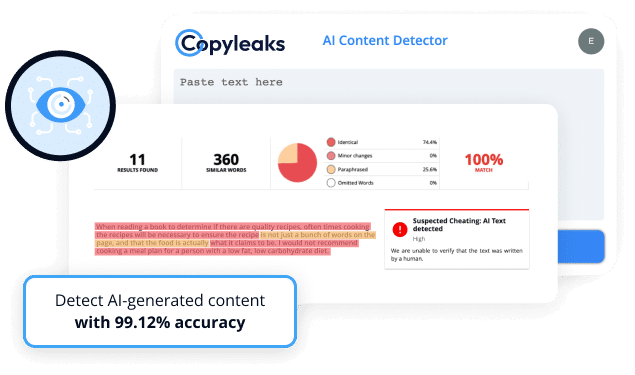 Copyleaks è un popolare strumento per il rilevamento di contenuti AI.