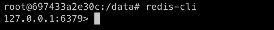 Use a CLI do Redis para executar comandos do Redis.