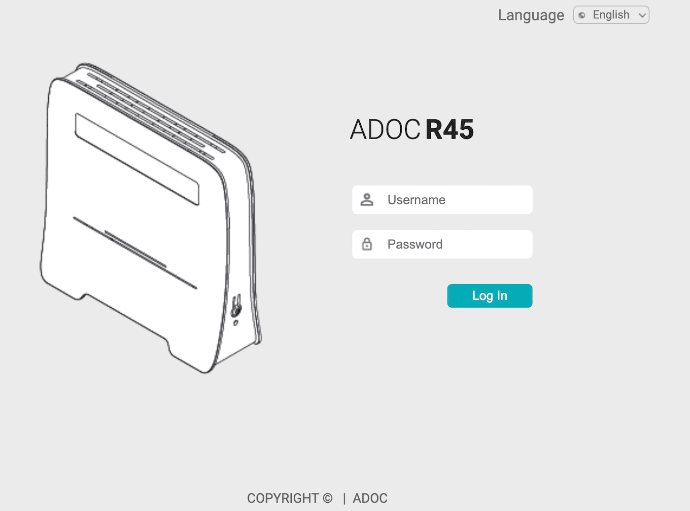 Connectez-vous aux réglages du fournisseur d'accès à internet