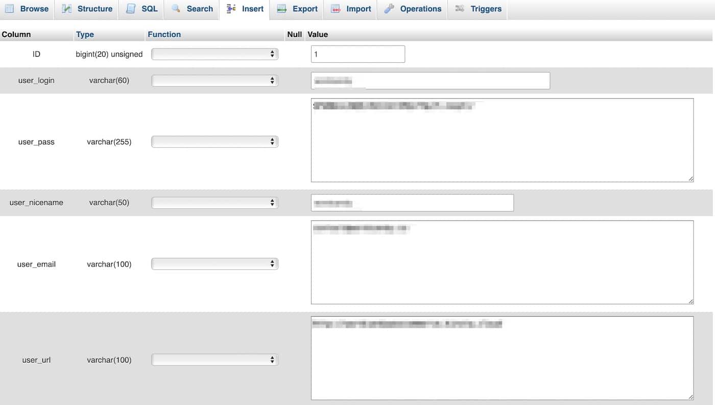 Reset your MySQL password