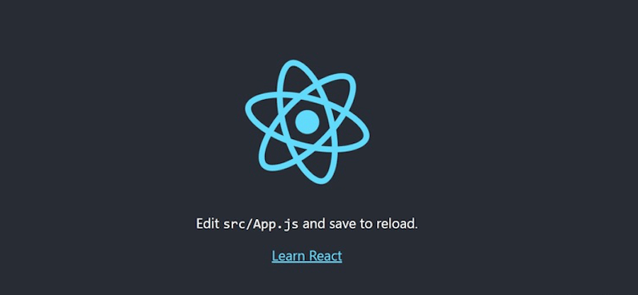 React has been successfully installed on Windows.