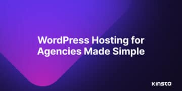 Text: WordPress hosting for agencies