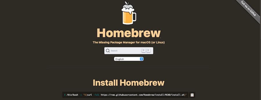 Homebrew-Website