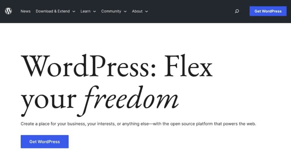 WordPressは動的サイトの構築に最も広く使用されている