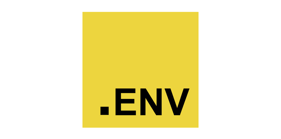 Het logo van de Dotenv Node.js bibliotheek.