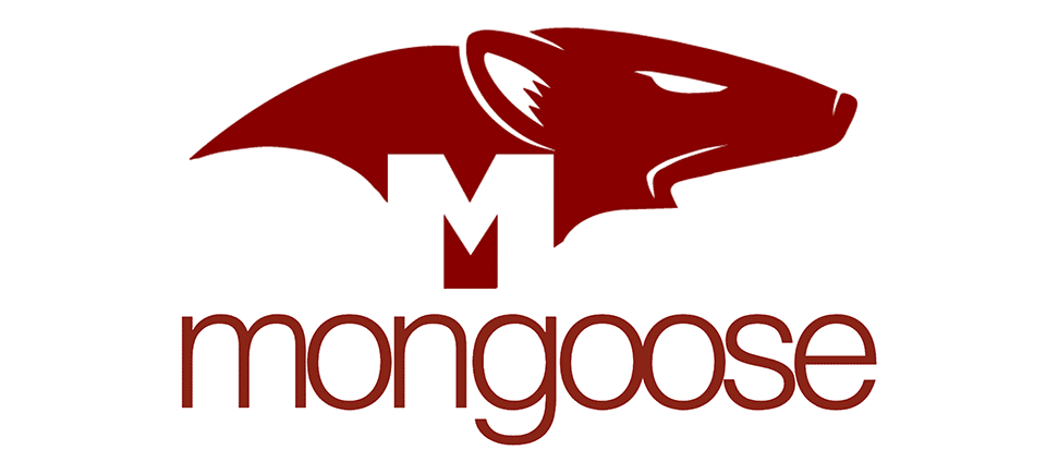 Il logo della libreria Node.js Mongoose.