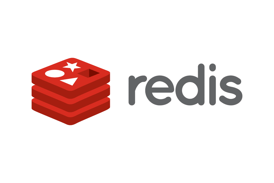 Un logotipo grande de Redis.