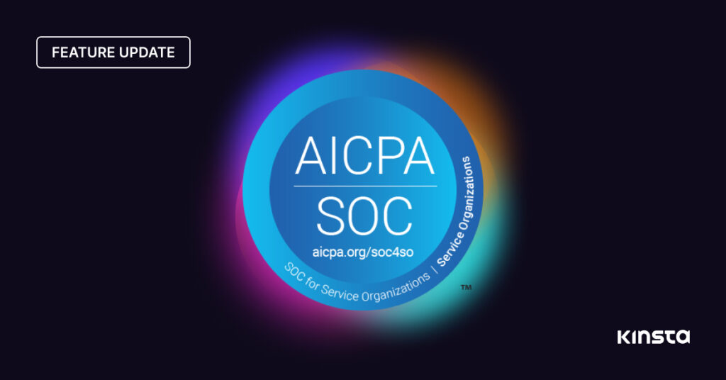 Illustration including AICPA's SOC 2 for Service Organizations logo.