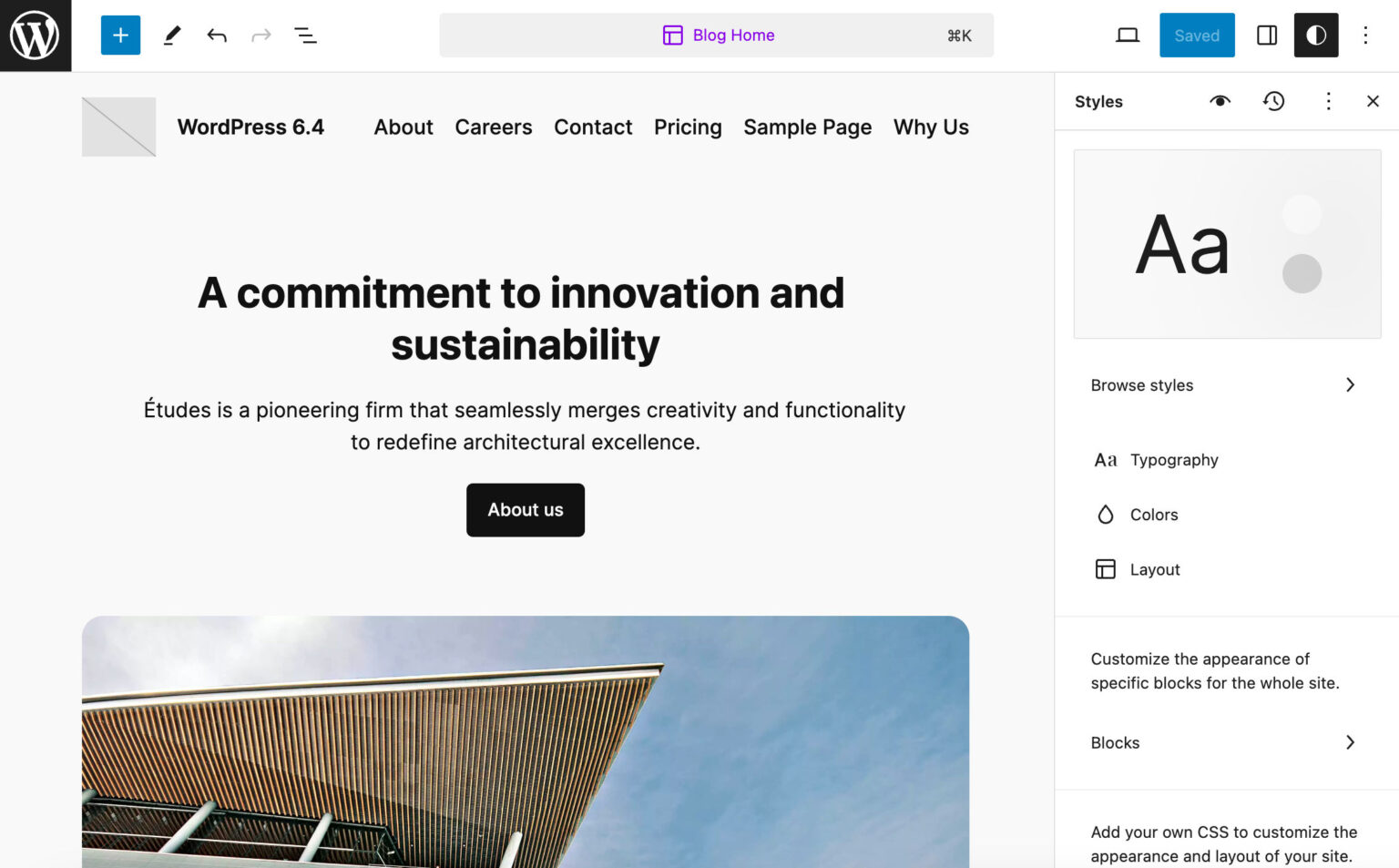 Twenty Twenty-Four: a minimal multipurpose WordPress theme