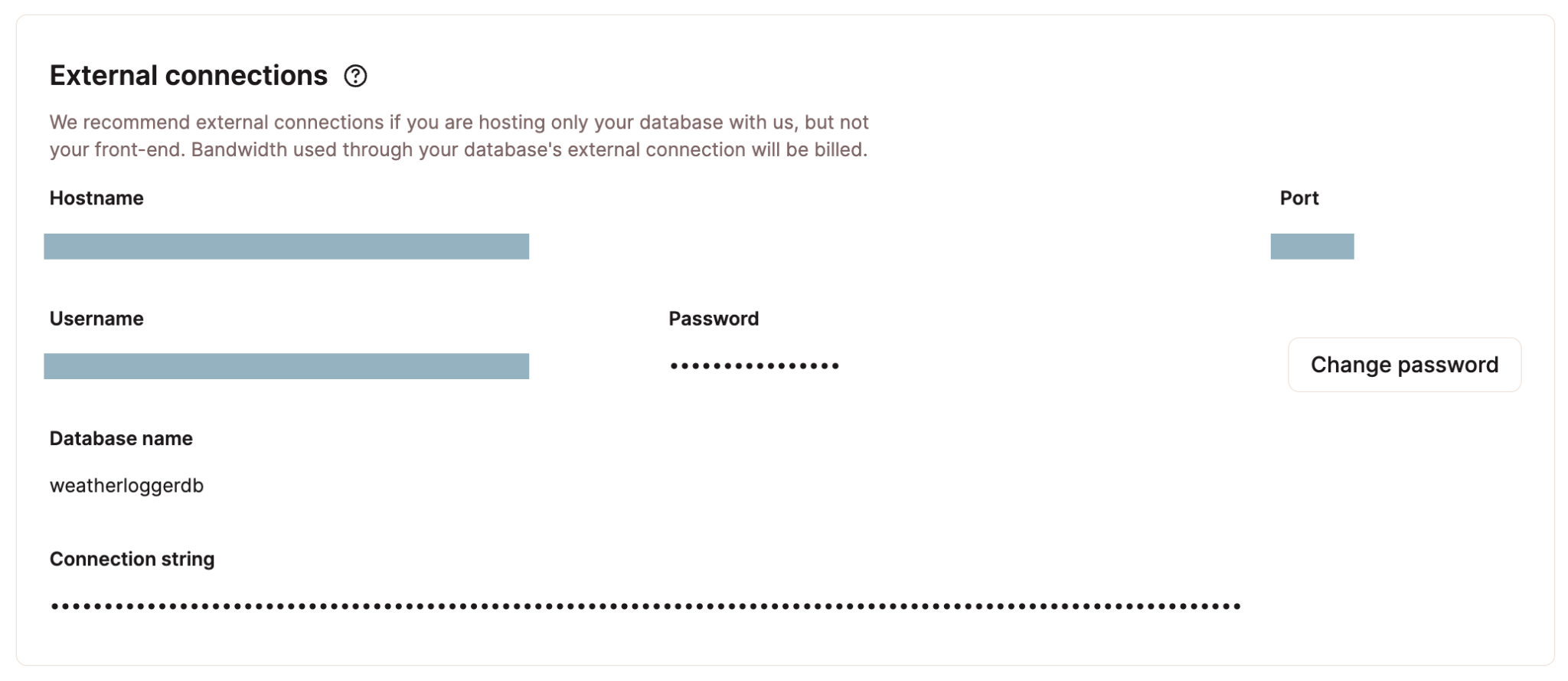 Database Hosting Connections Kinsta® Docs