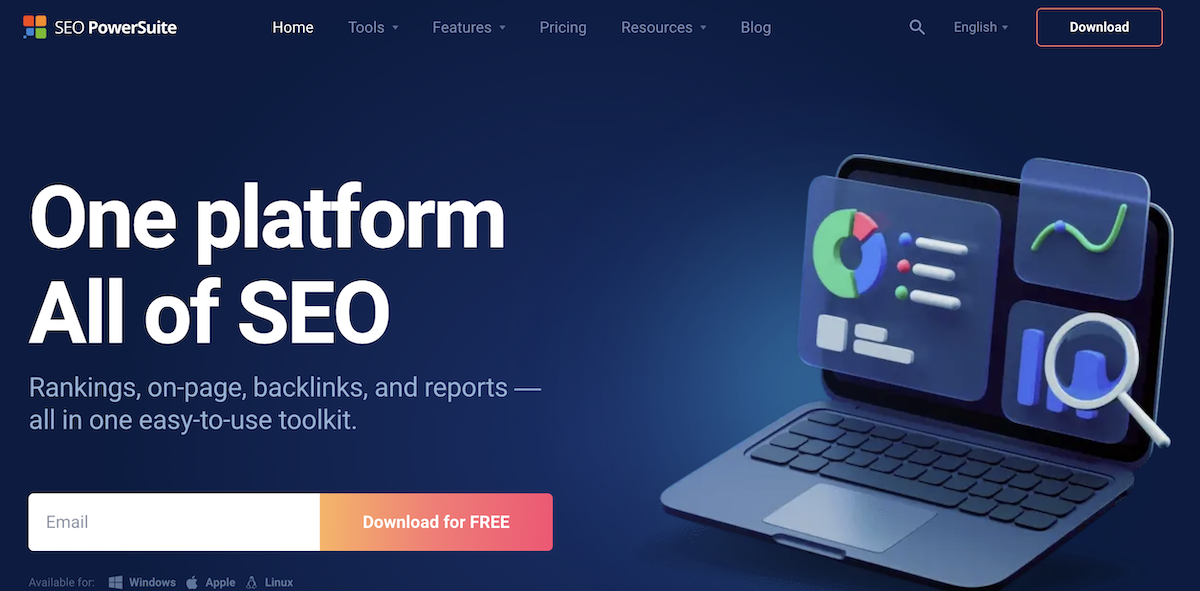 SEO PowerSuite website