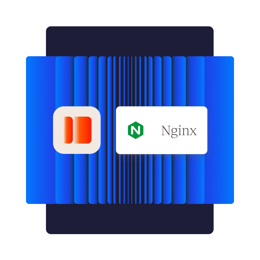  Kinsta logo and Nginx logo