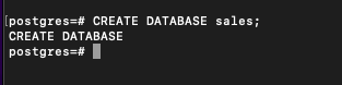 Creando una base de datos Postgres.