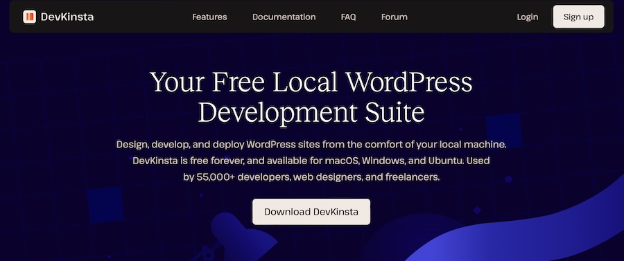 DevKinsta es un entorno local gratuito repleto de funciones.