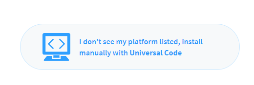 Ich sehe meine Plattform nicht aufgelistet, installiere manuell mit der Universal Code Option in Disqus