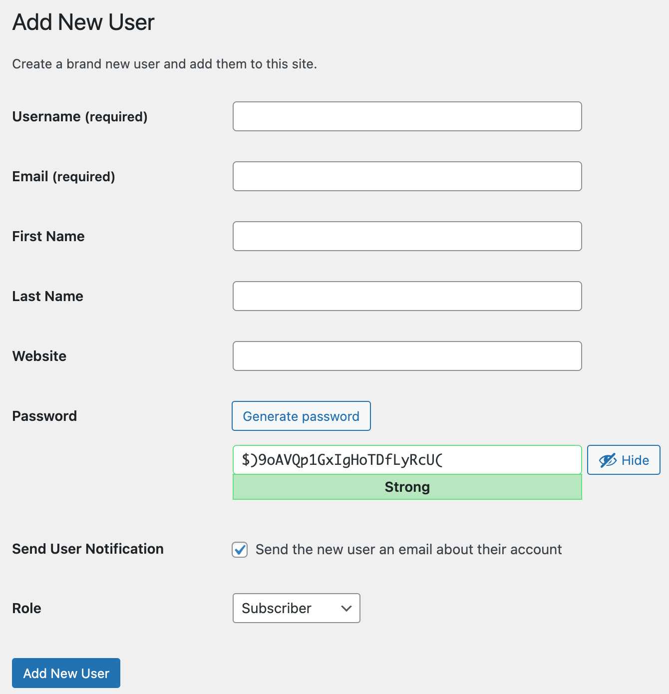 Site Management - WordPress Users - Kinsta® Docs