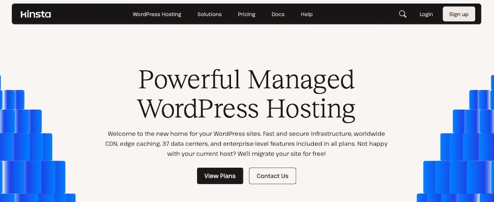 Il potente Hosting WordPress gestito di Kinsta