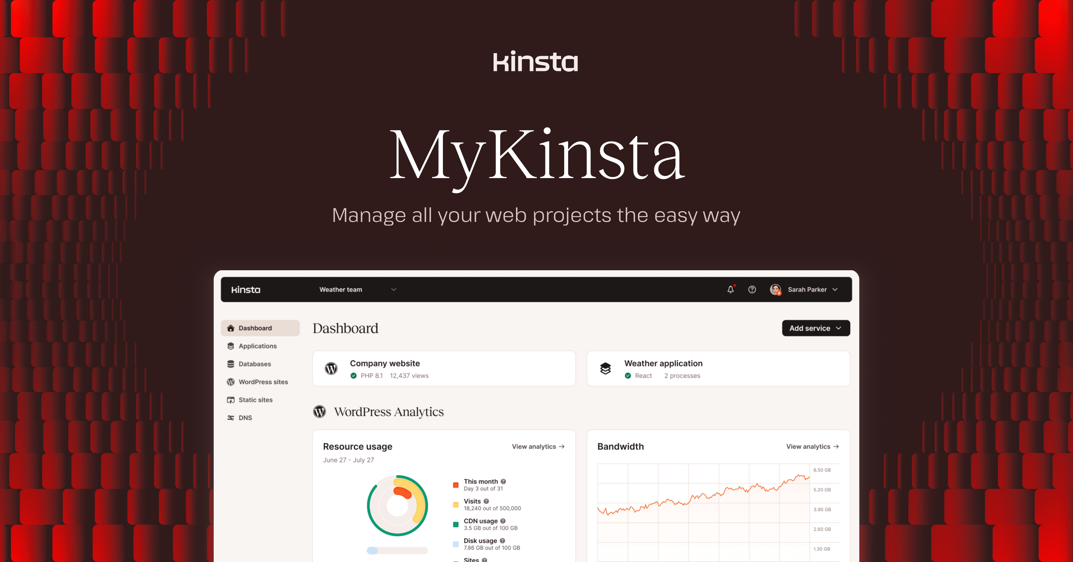 MyKinsta: WordPress Site Management Reimagined - Kinsta®