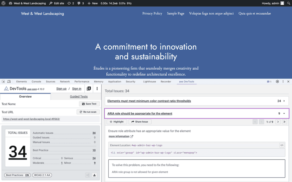 Comprehensive WordPress theme testing for developers