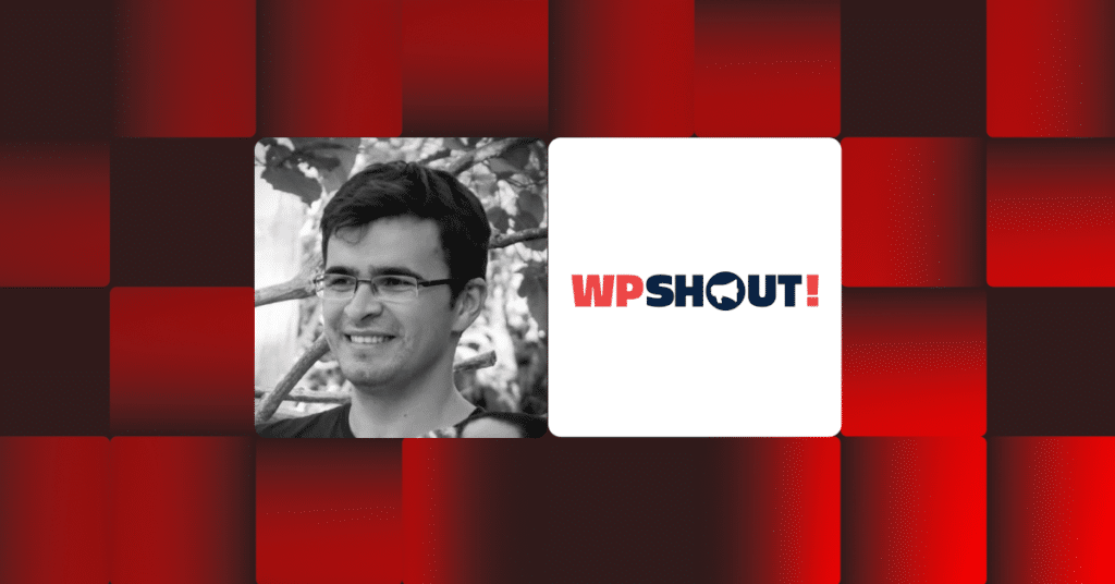 logo of WPShout and a photo of Ionut Neagu