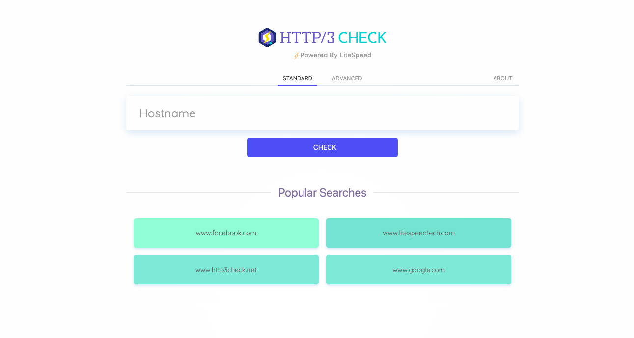 LiteSpeed's HTTP/3 checking tool