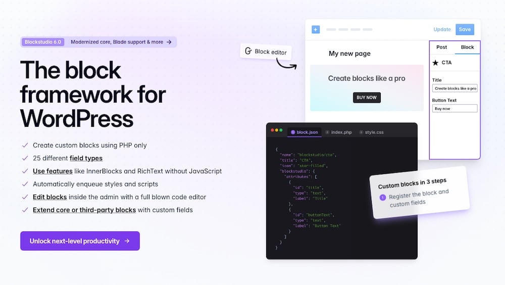 Block Studio for WordPress