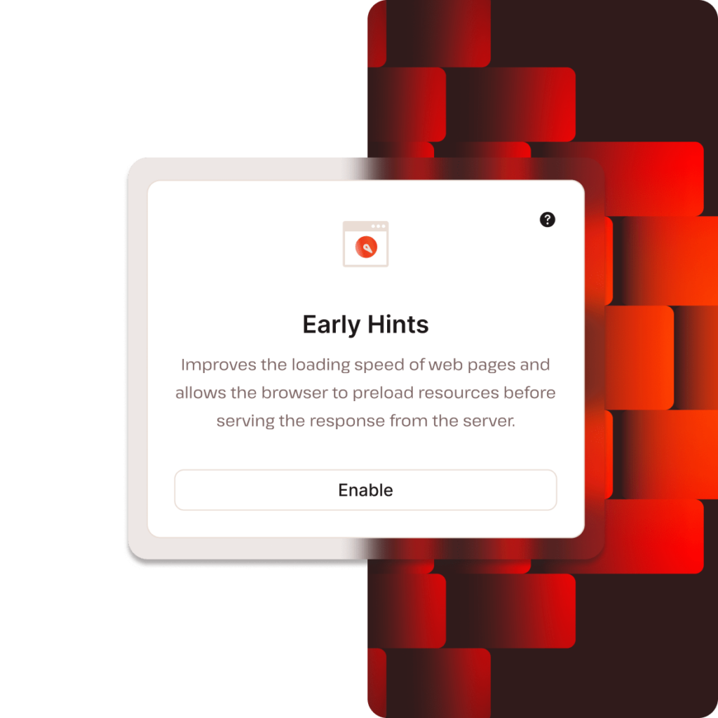  Early hints improves the loading speed of web pages and allows the browser to preload resources before serving the response from the sever.