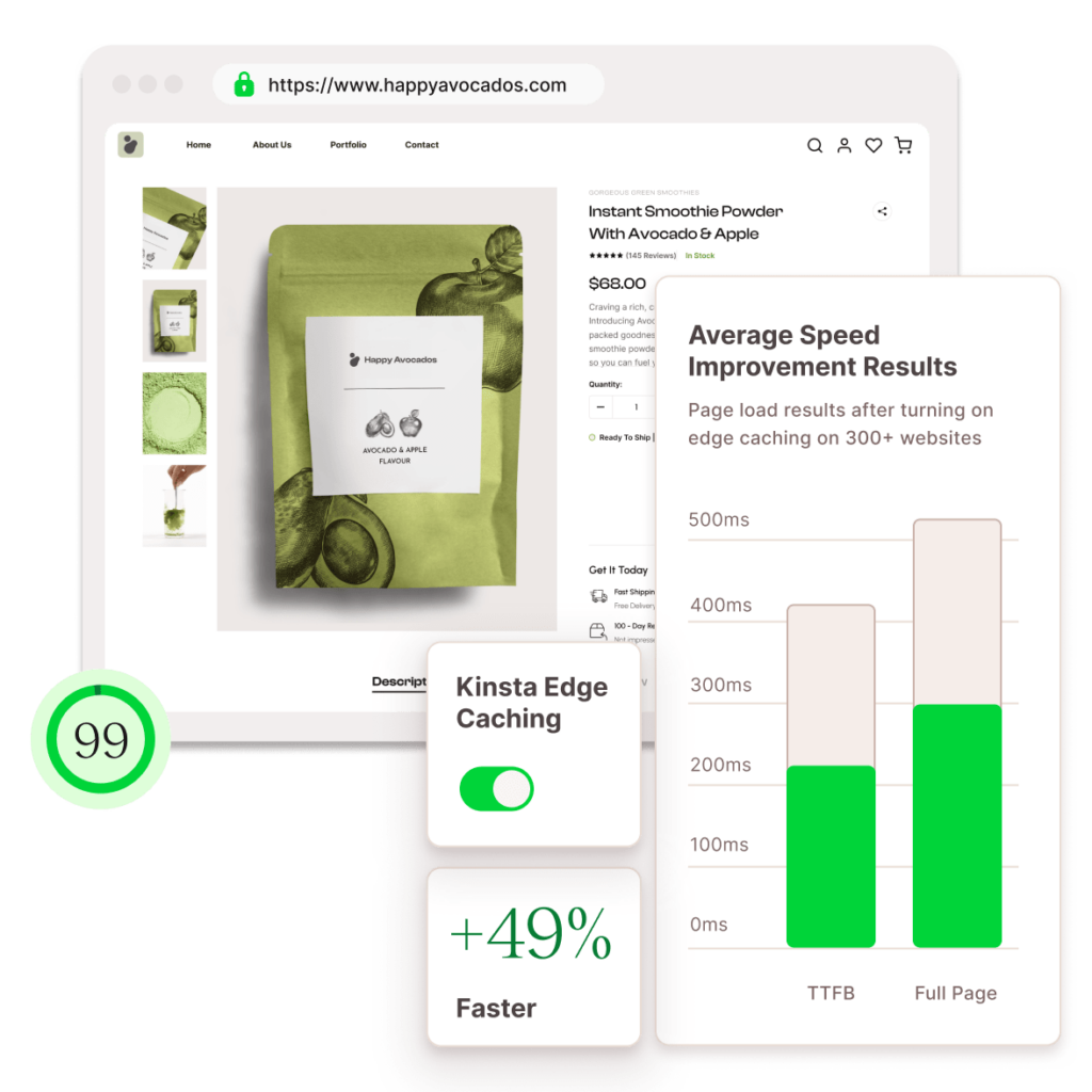 Kinsta's built-in APM gives deep performance insights