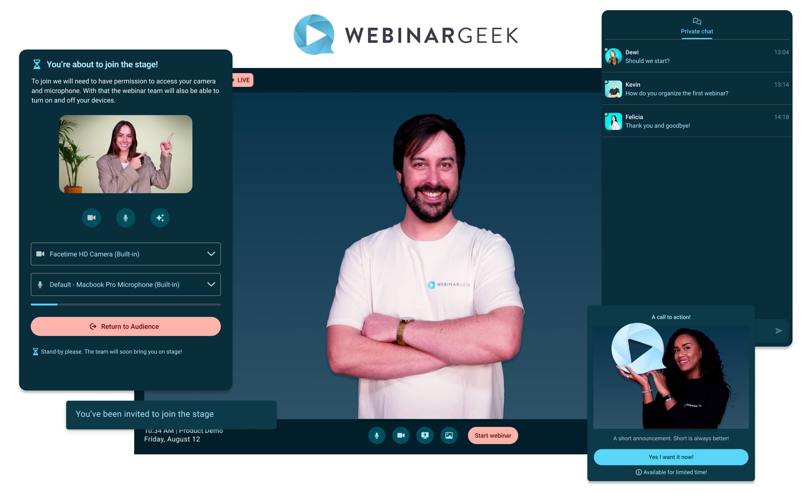 WebinarGeek Homepage