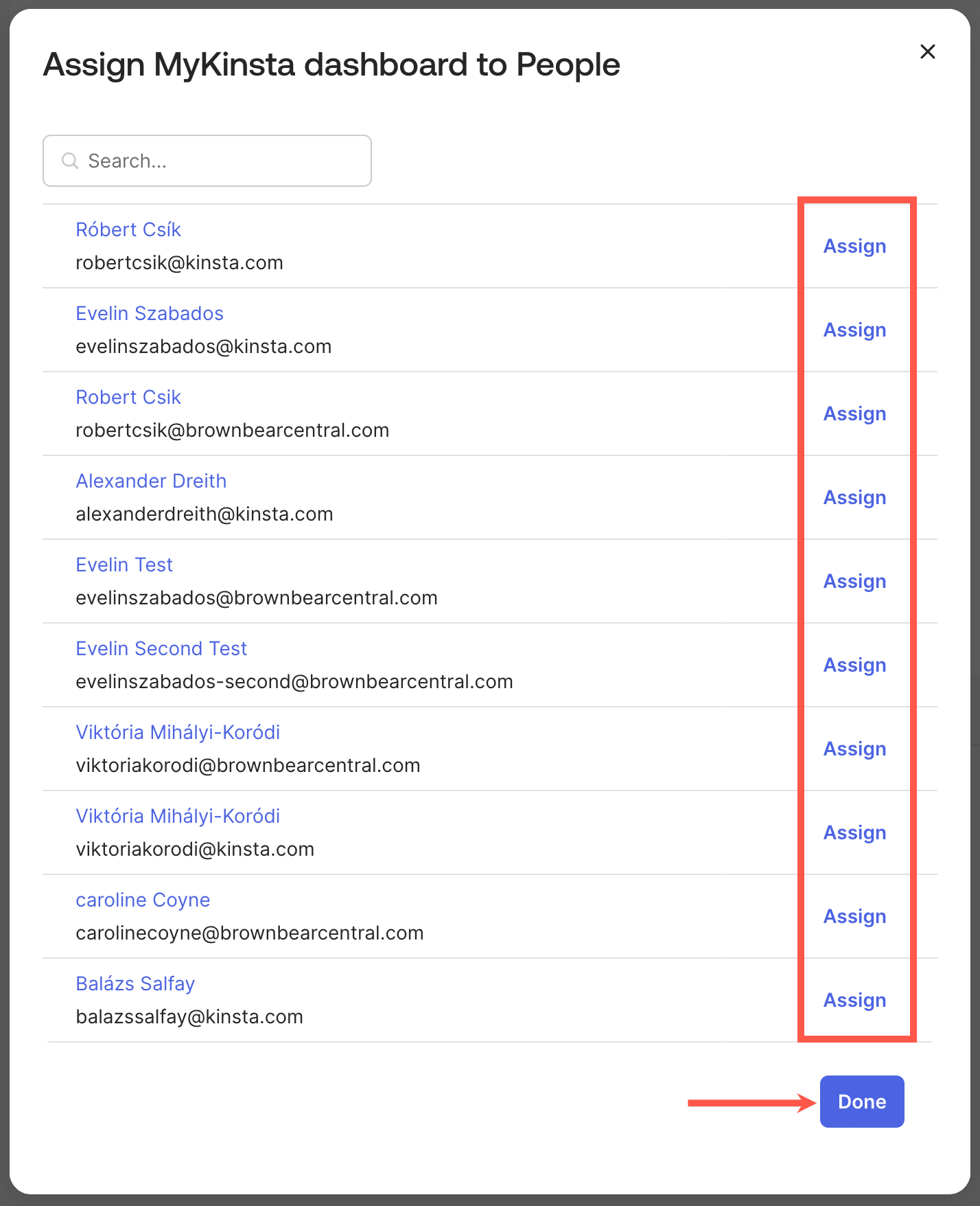 A screenshot hoswing user-management on the IdP Okta.
