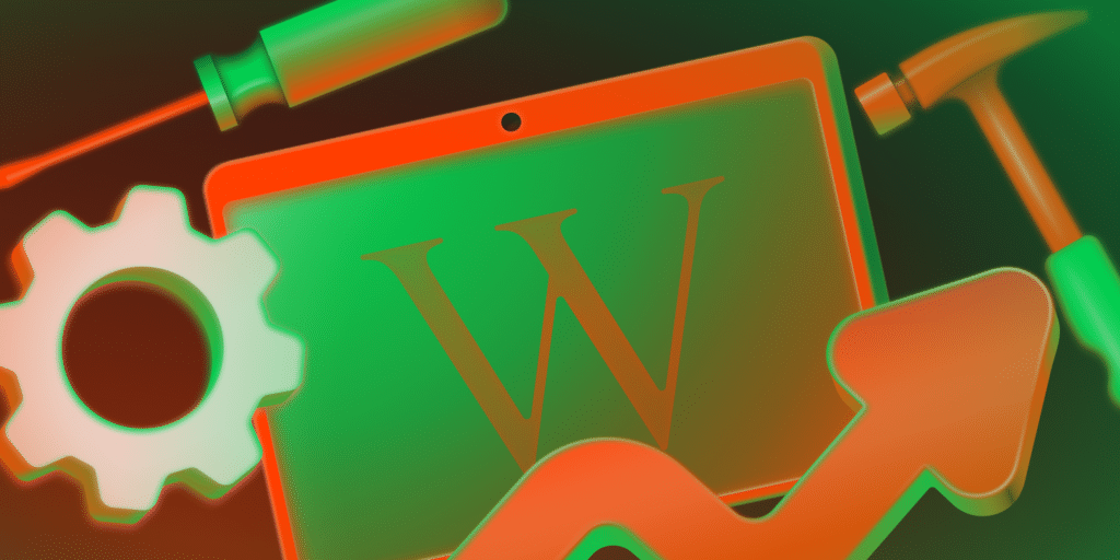 An illustration representing the website maintenance toolboxes of WordPress agencies.