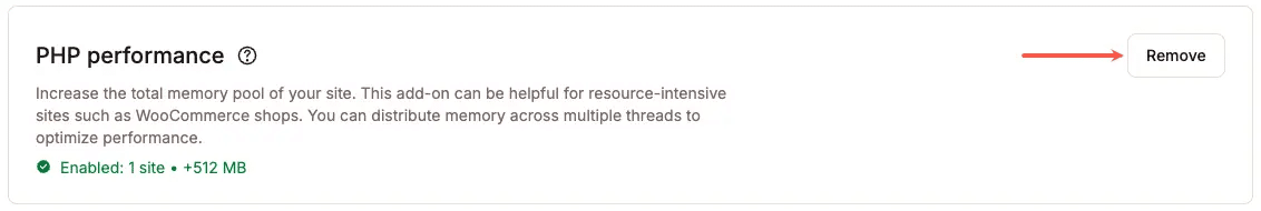 remove php performance