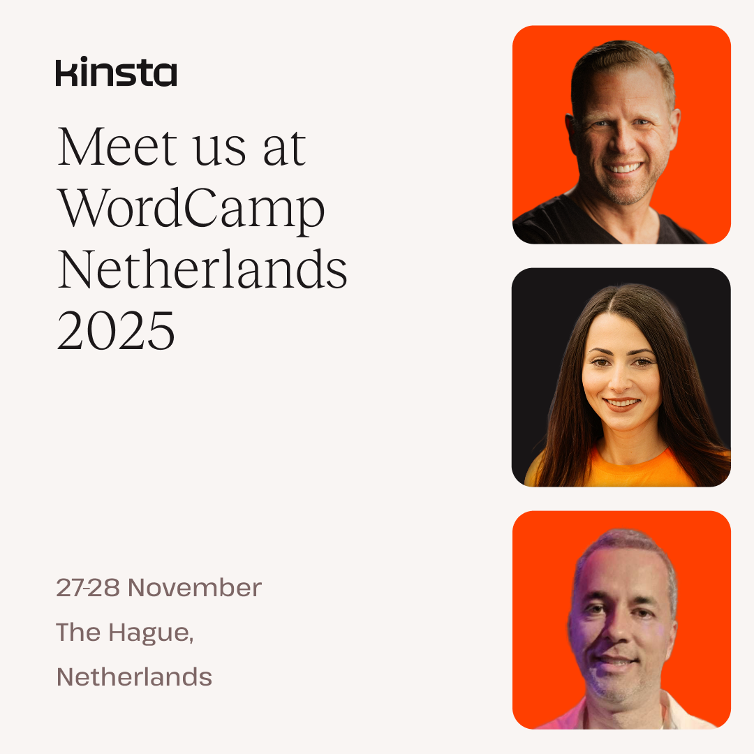 The Kinsta team at WordCamp Netherlands 2025