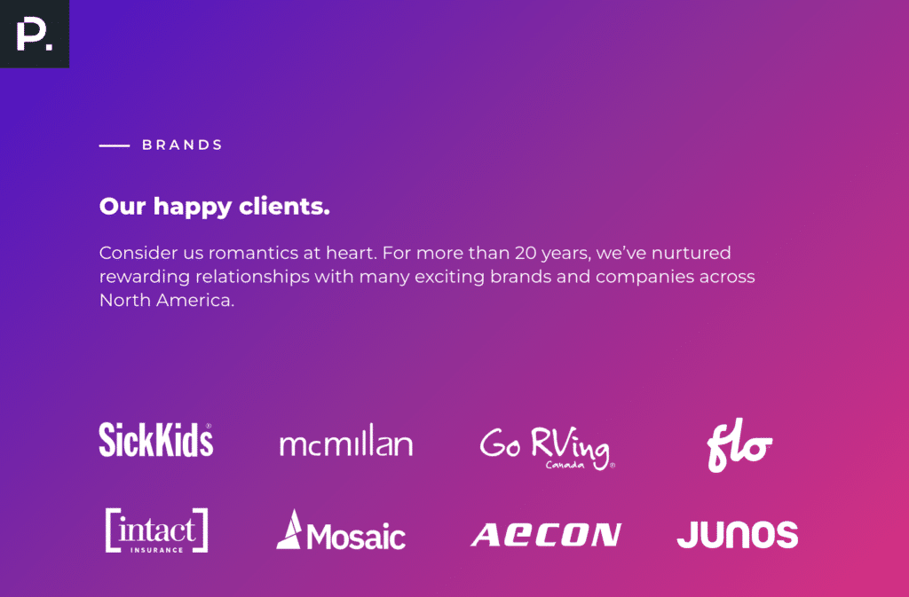 ParachuteDesign Agency Clients