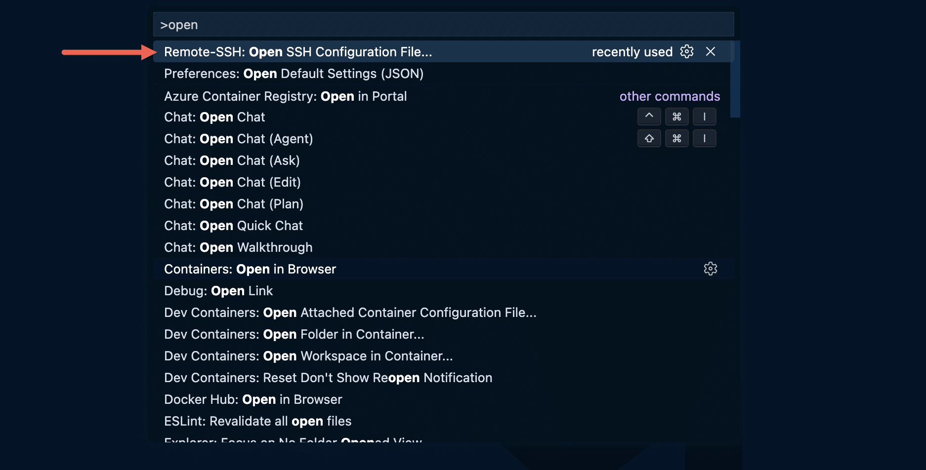 Accessing the SSH config file to manage saved SSH connections.