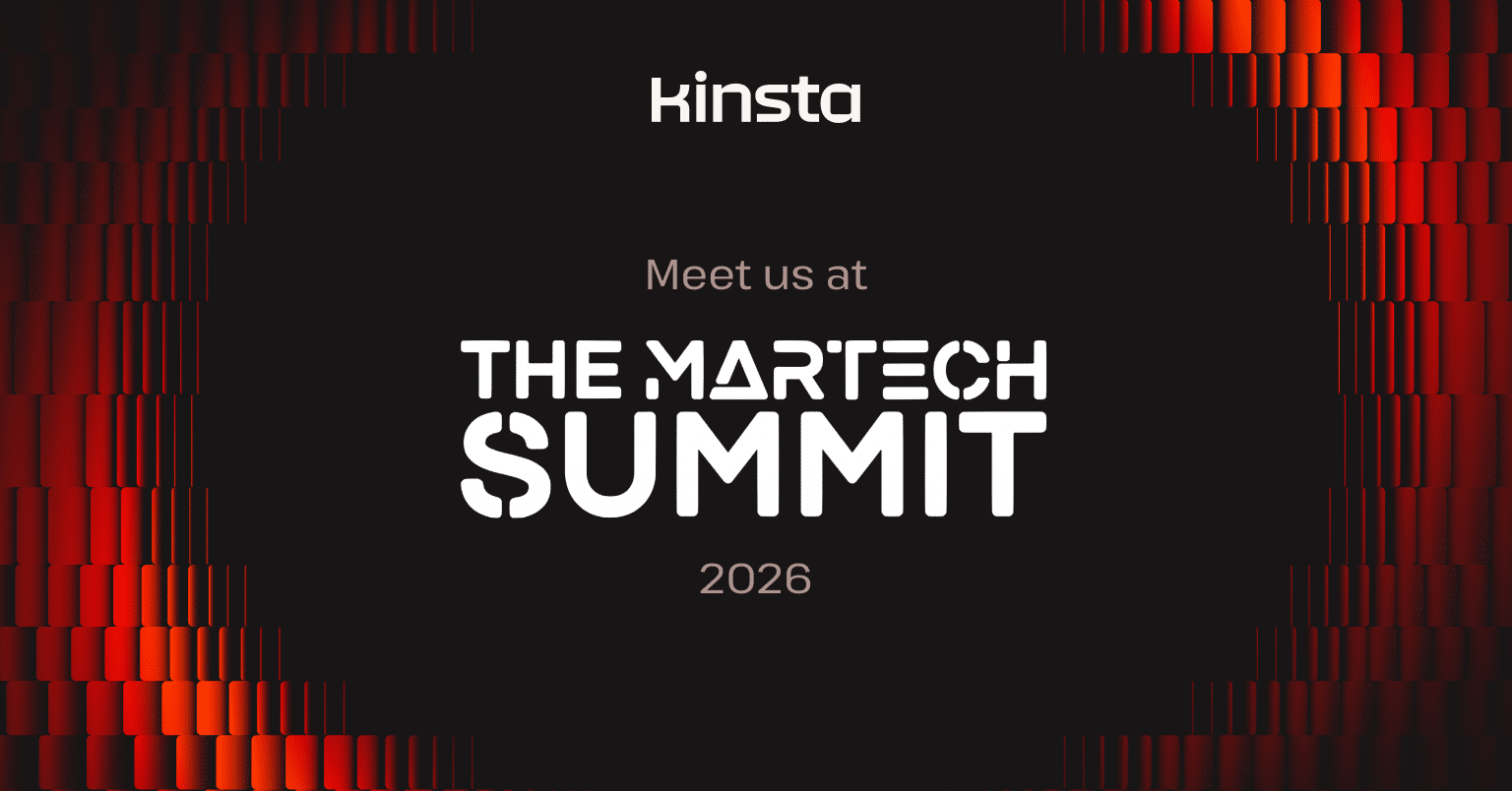 Meet Kinsta at The MarTech Summit Asia 2026 Meet Kinsta at The MarTech Summit Asia 2026
