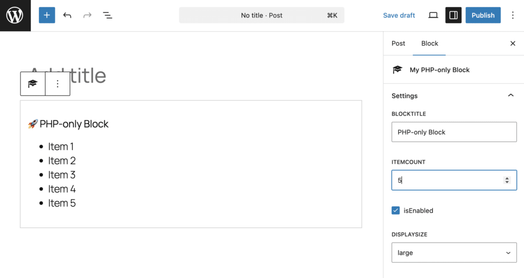 How to build PHP-only Gutenberg blocks