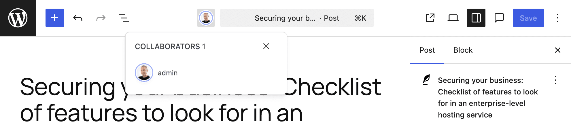 Collaborator avatars appear at the top of the editor.