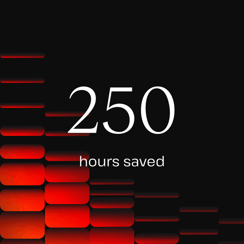 Agency saving 250+ hours