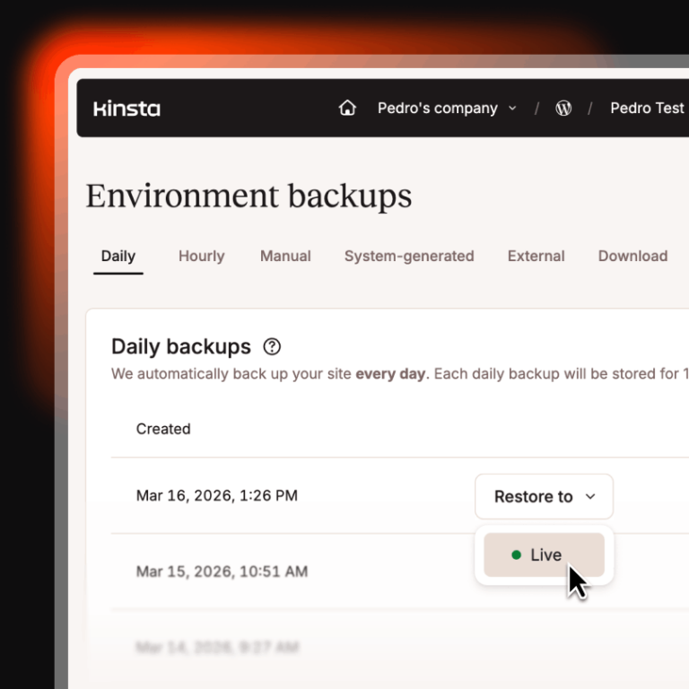 MyKinsta: WordPress Site Management Reimagined - Kinsta®