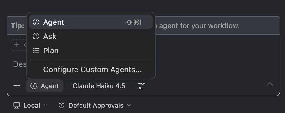 The three modes of GitHub Copilot