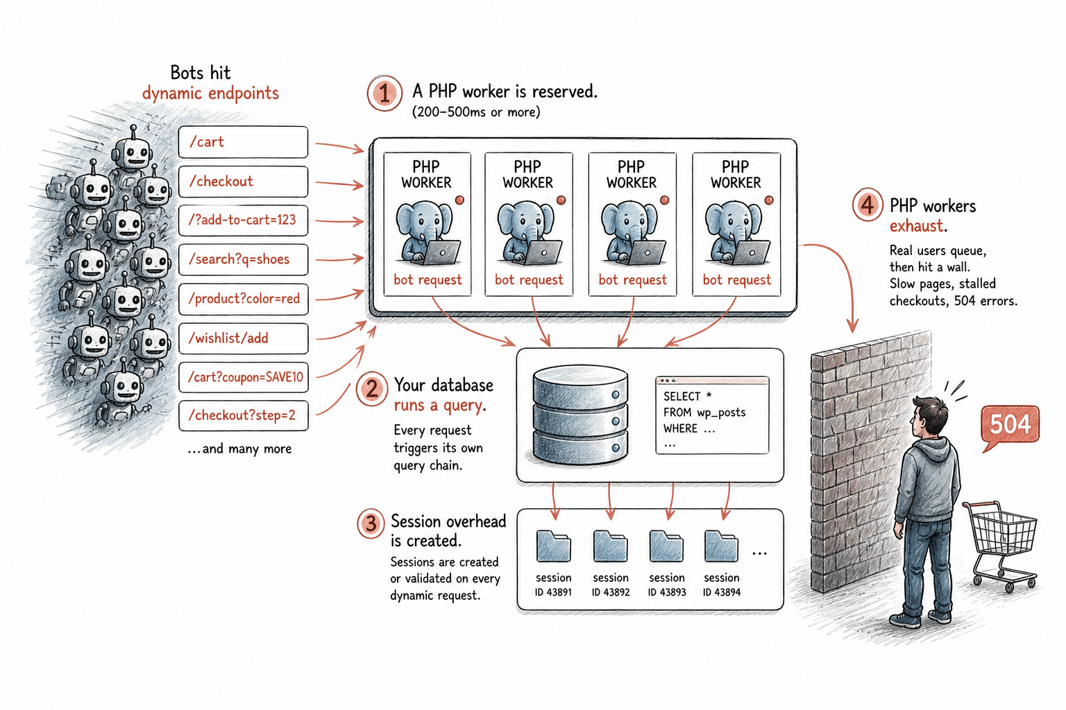 How bots interact with your server.